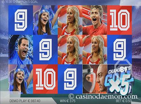 Champion's Goal slot