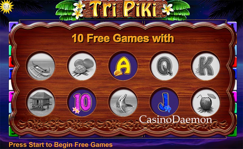 Tri Piki Free spins