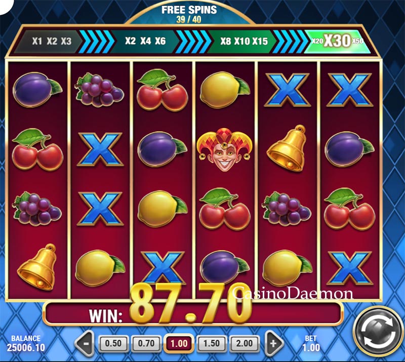 Fire Joker Blitz free spins bonus