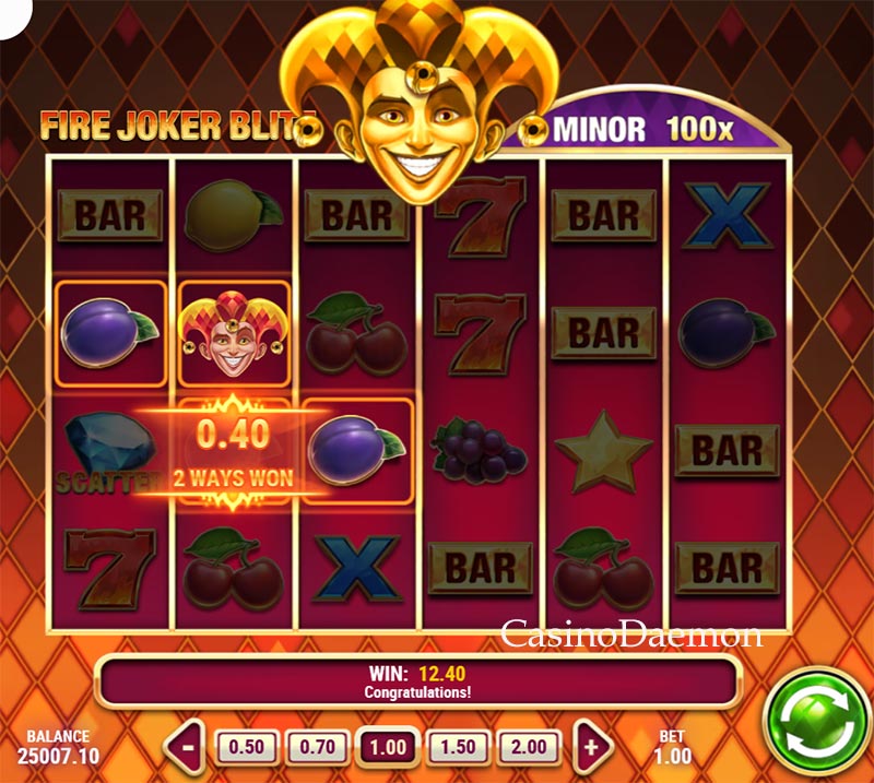 Fire Joker Blitz game