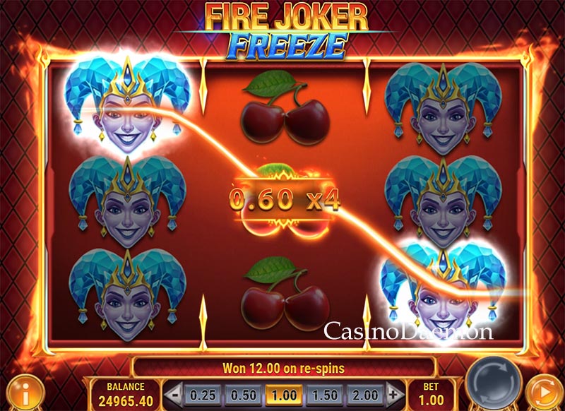 Fire Joker Freeze Re-Spin of Ice